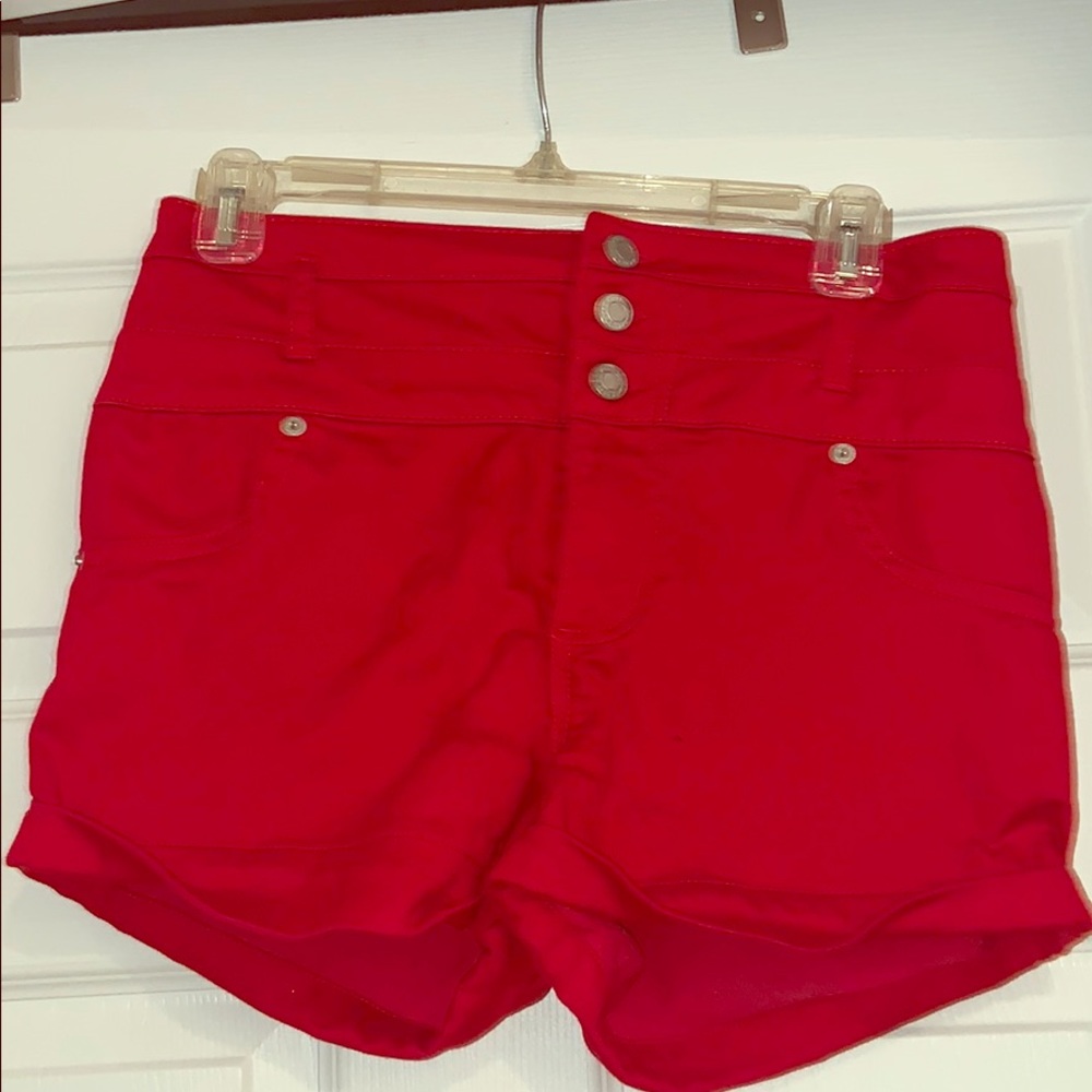 High waisted shorts